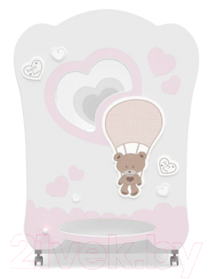 Детская кроватка Nuovita Stanzione Cute Bear Swing (белый)