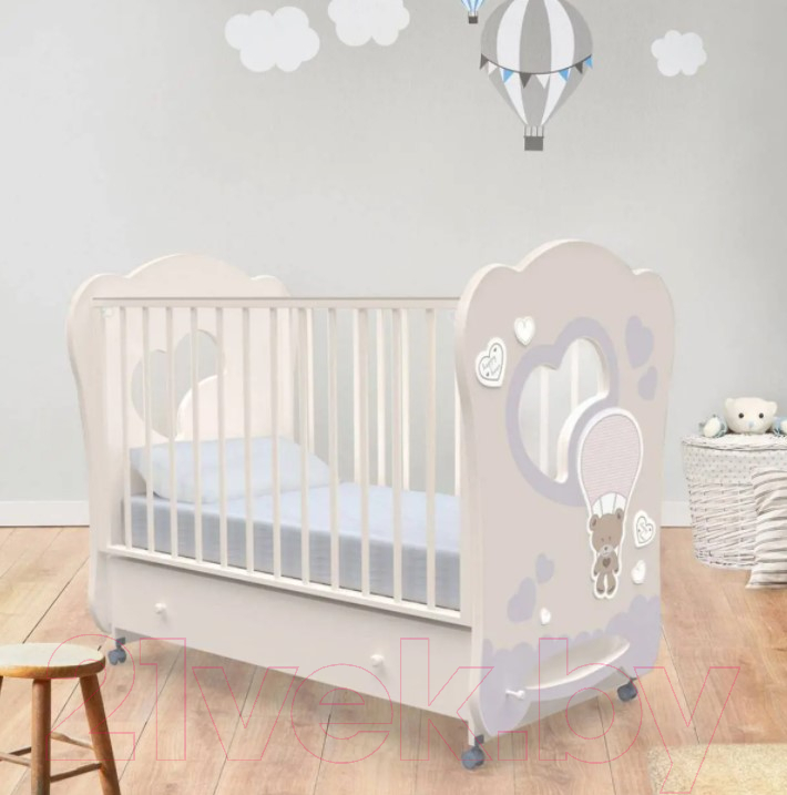 Детская кроватка Nuovita Stanzione Cute Bear Swing