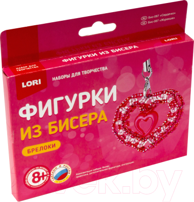 

Набор для плетения Lori, Фигурки из бисера. Сердечко / Бис-087