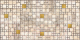 Панель ПВХ Grace Мозаика Мрамор с золотом (955x480x3.5мм) - 