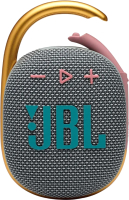 Портативная колонка JBL Clip 4 (серый) - 