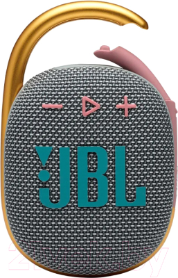 Портативная колонка JBL Clip 4 (серый)