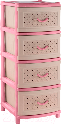

Комод пластиковый Ellastik Plast, Элластик Сетка 49.5x39.5x86