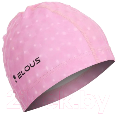 Шапочка для плавания Elous EL002 (розовый)