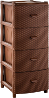 

Комод пластиковый Ellastik Plast, Элластик Люкс 49.5x39.5x86