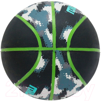 Баскетбольный мяч Ingame Military (размер 7, серый/зеленый)