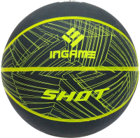 Баскетбольный мяч Ingame Shot №7 (черный/желтый) - 