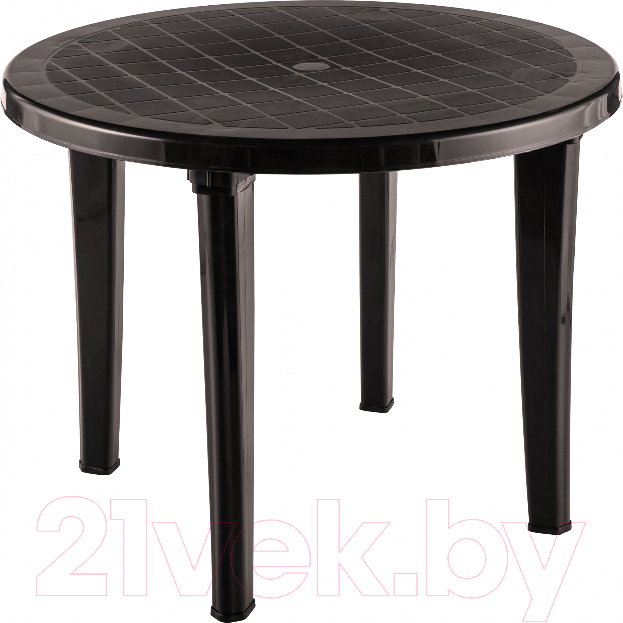 Стол пластиковый Ellastik Plast Элластик Круглый 95x95x74