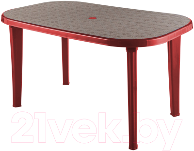 

Стол пластиковый Ellastik Plast, Овальный с рисунком 136x82x74