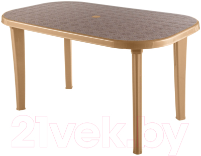 

Стол пластиковый Ellastik Plast, Овальный с рисунком 136x82x74