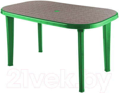 

Стол пластиковый Ellastik Plast, Овальный с рисунком 136x82x74