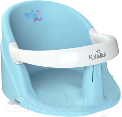 Стульчик для купания Kidwick Немо / KW140200 (голубой/белый)
