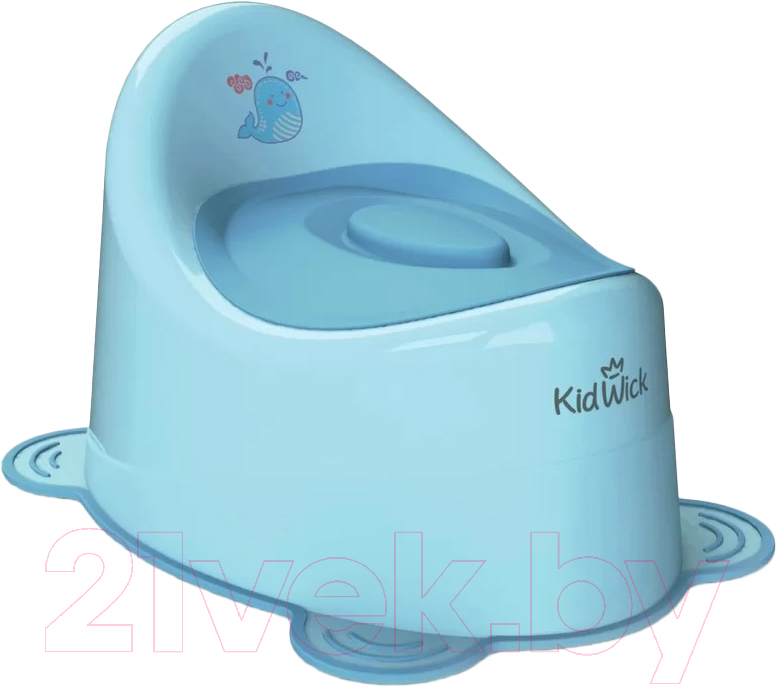 Детский горшок Kidwick Улитка / KW040204 (голубой/темно-голубой)
