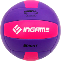 Мяч волейбольный Ingame Bright (фиолетовый/розовый) - 