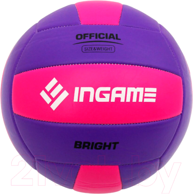 Мяч волейбольный Ingame Bright (фиолетовый/розовый)