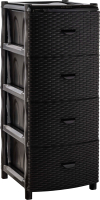 

Комод пластиковый Ellastik Plast, Элластик Люкс 49.5x39.5x86