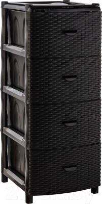 

Комод пластиковый Ellastik Plast, Элластик Люкс 49.5x39.5x86