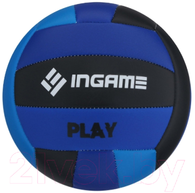 Мяч волейбольный Ingame Play (черный/синий/голубой)