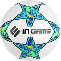 Мяч для футзала Ingame Pro Quantro 2020 (размер 4, синий) - 
