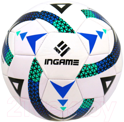 Футбольный мяч Ingame Tornado (размер 5, синий)