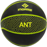 Баскетбольный мяч Ingame Ant №7 (черный/желтый) - 