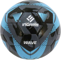 Футбольный мяч Ingame Wave (размер 5, голубой) - 