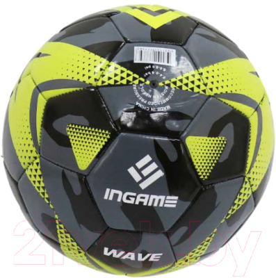 Футбольный мяч Ingame Wave (размер 5, желтый)