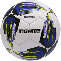 Футбольный мяч Ingame Tsunami 2020 (размер 5, синий) - 