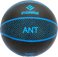 Баскетбольный мяч Ingame Ant №7 (черный/синий) - 