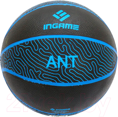 Баскетбольный мяч Ingame Ant №7 (черный/синий)
