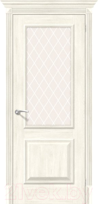 Дверь межкомнатная el'Porta Эко Классико-13 90x200 (Nordic Oak/White Crystal)