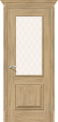 Дверь межкомнатная el'Porta Эко Классико-13 60x200 (Organic Oak/White Сrystal)