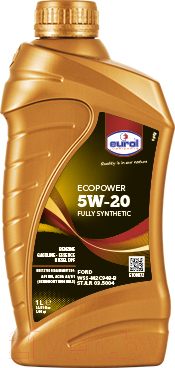 

Моторное масло Eurol, Ecopower 5W20 / E100072-1L