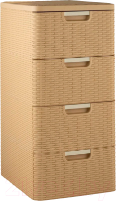 

Комод пластиковый Ellastik Plast, Плетенка 49.5x39.5x86