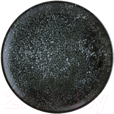 Тарелка столовая мелкая Bonna Cosmos Black Gourmet / COSBLGRM25DZ