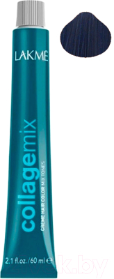 Крем-краска для волос Lakme Collagemix Creme Hair Color Mix Tones корректирующая 0/70 (60мл, синий)