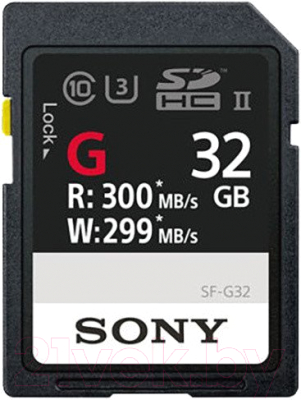 Карта памяти Sony UHS-II 32Gb (SF32G)