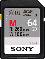 

Карта памяти Sony, UHS-II 64Gb (SF64M)