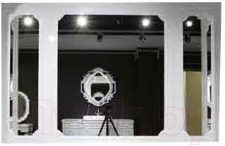 Зеркало Belux Кастилия К250-02 (1, белый)