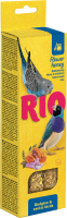 Лакомство для птиц Mealberry RIO палочки для волнистых попугайчиков и экзотов с медом (80г) - 