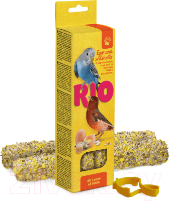 Лакомство для птиц Mealberry RIO палочки для всех видов птиц с яйцом и ракушечником (80гр)