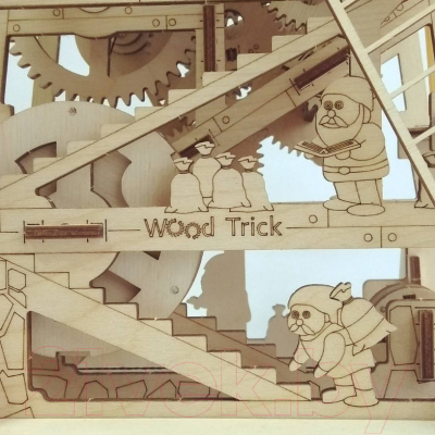 Конструктор Wood Trick Механическая мельница / 1234-1A