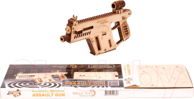 Автомат игрушечный Wood Trick Штурмовая винтовка / 1234-22