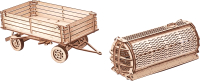 Прицеп игрушечный Wood Trick Прицепы для трактора / 1234-29 - 