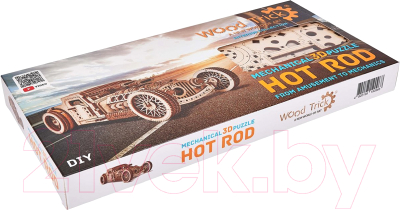 Автомобиль игрушечный Wood Trick Хот Род / 1234-34