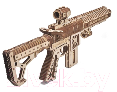 Автомат игрушечный Wood Trick Штурмовая винтовка AR-T / 1234-37