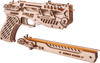 Пистолет игрушечный Wood Trick Кибер Пистолет с мишенями / 1234-45 - 