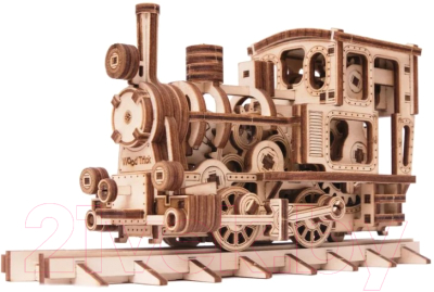 Железная дорога игрушечная Wood Trick Паровозик с рельсами / 1234-49