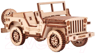Автомобиль игрушечный Wood Trick Джип / 1234-S2