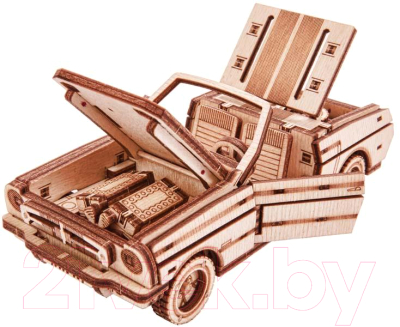 Автомобиль игрушечный Wood Trick Кабриолет / 1234-S3
